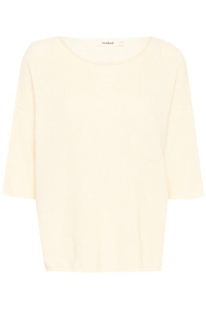 Soaked in Luxury - Tuesday Cotton Jumper in Whisper White