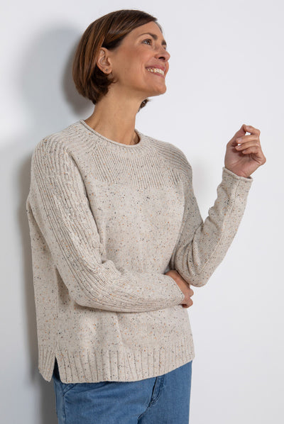Lily & Me - Thistle Fleck Knit Jumper