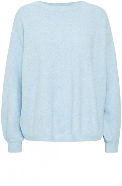 <p>Add a pop of "blue-tiful" color to your wardrobe with the B Young Otamara Jumper. The light baby blue hue will brighten up any spring day, while the fine knit provides a comfortable and stylish fit. Perfect for adding some playfulness to your spring wardrobe!</p> <p>&nbsp;</p> <p>Made of 52% polyester recycled, 42% polyester, 3% elastic 3% nylon, , machine wash at 30 degrees and air dry where possible, low iron if needed&nbsp;</p>