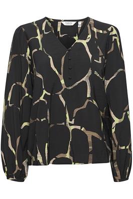 <p>This abstract printed blouse is perfect for that fresh pop of fun but subtle colour in your wardrobe. Perfect to style with your fave jeans and trousers for a smart and polished causal look for the books!</p> <p><br></p> <p>Made of 88% viscose, 12% polyamide, machine wash at 30 degrees, air dry were possible, low iron if needed</p>