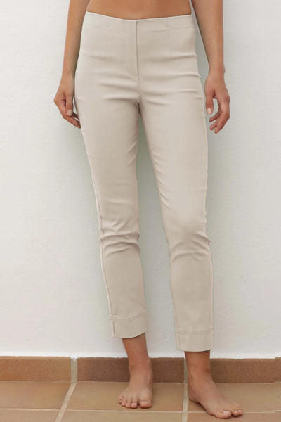<p>Effortlessly stylish and versatile, our Pomodoro Bengaline Trousers in Stone are a must-have for any wardrobe. With their stretchy and comfortable fit, they are perfect for any occasion. Dress them up or down, these beige stone trousers are the ones you'll reach for time and time again.</p> <p>&nbsp;</p> <p>70% Viscose 25% Polyester 5% Elastane, Machine wash 30 with like colours</p>