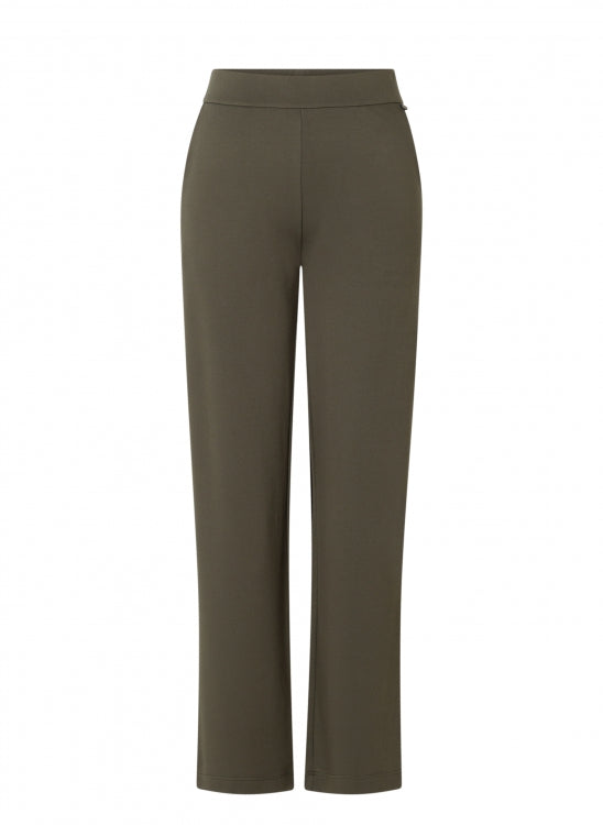 Yest - Paloma Essential  Wide Leg Pants in Army Green & Black