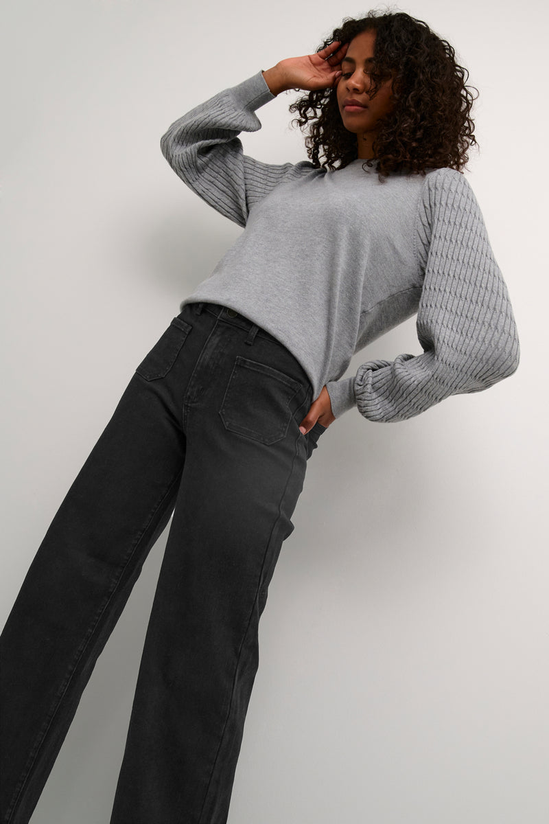 Kaffe - Karla High Waist Jeans in black