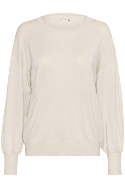 Kaffe - Regina Round Neck Jumper in Sand or Red
