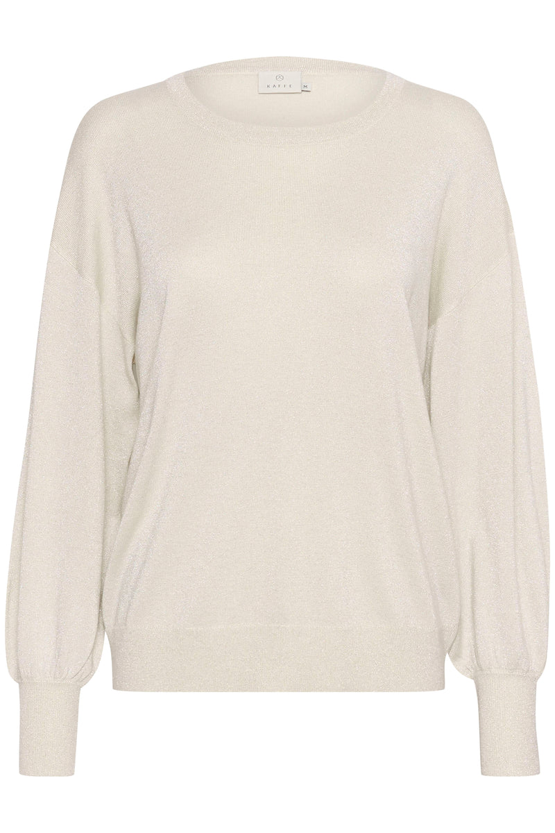 Kaffe - Regina Round Neck Jumper in Sand or Red
