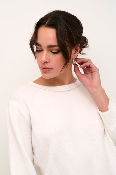 Kaffe - Meredith Pullover in Chalk White or Coffee