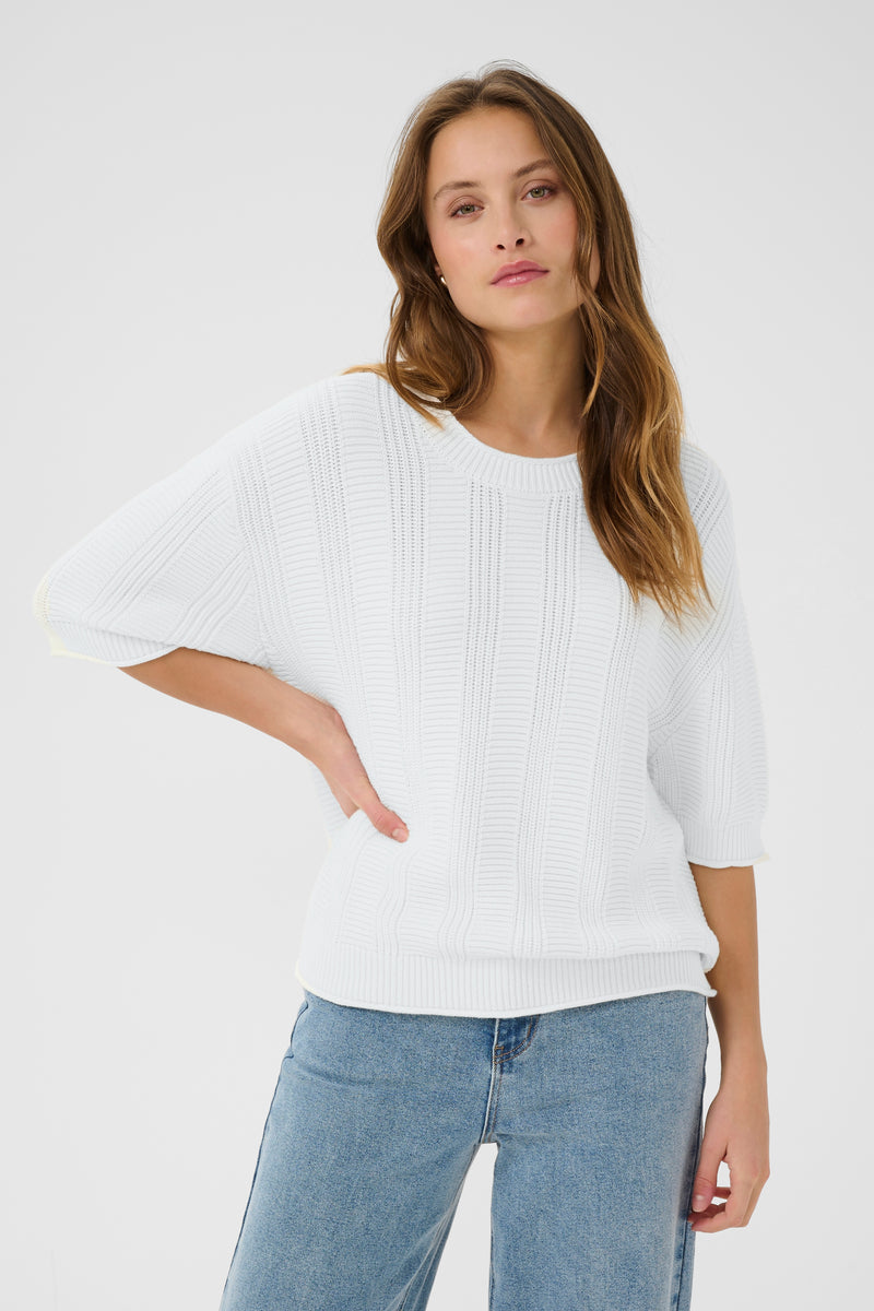 Kaffe - Whitney Pullover in Chalk White