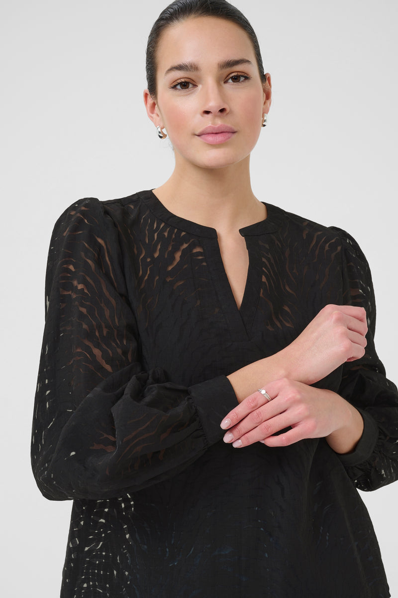 Kaffe - Vivian Blouse in Black