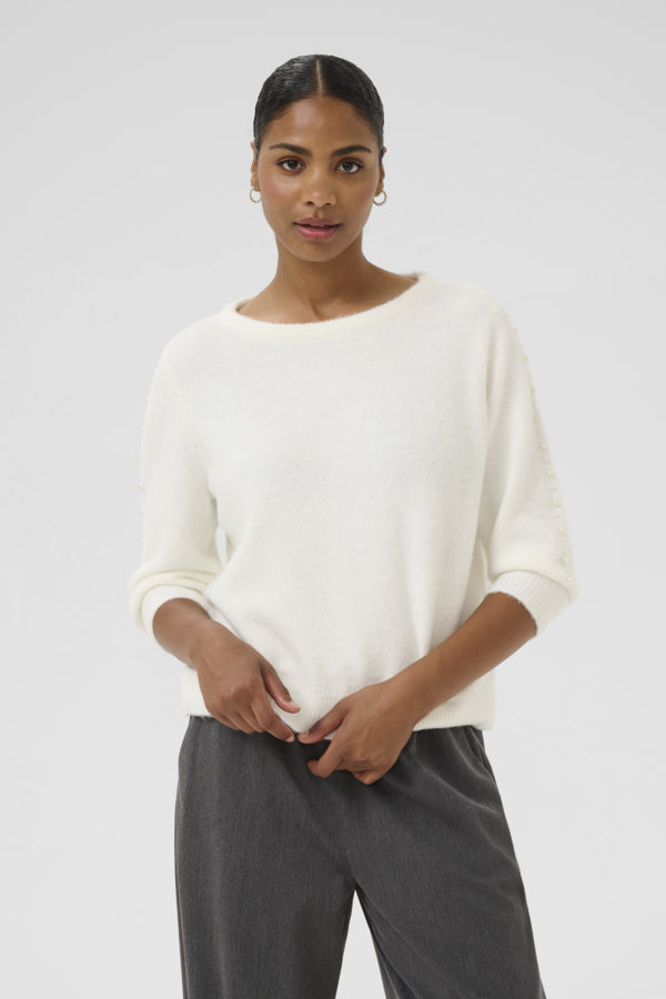 Kaffe - Betty Pullover in Off white