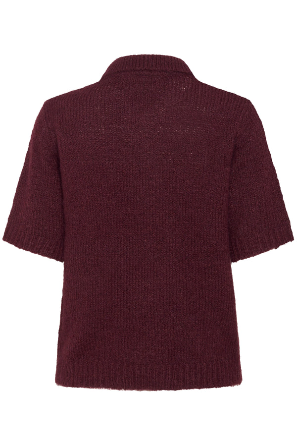 Kaffe - Emilie Polo Pullover in Windsor Wine