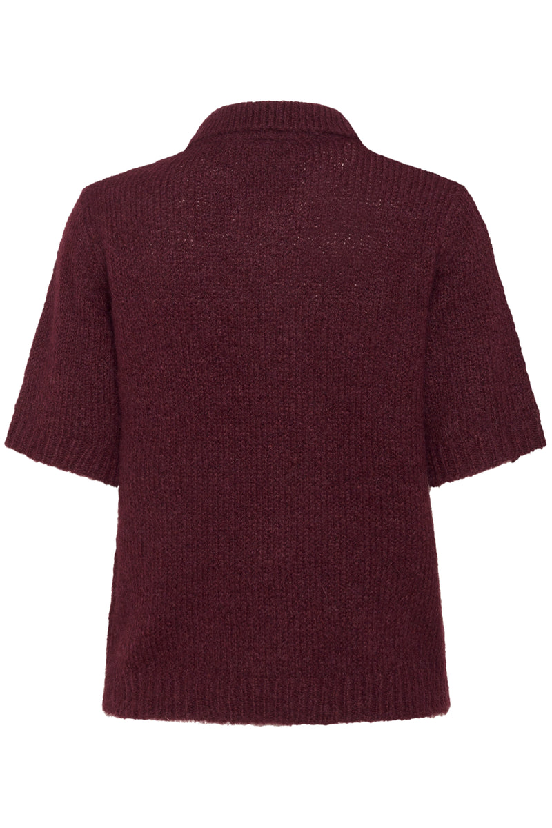 Kaffe - Emilie Polo Pullover in Windsor Wine