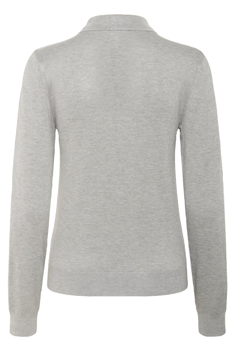 Kaffe - KAJada Polo Pullover in Grey