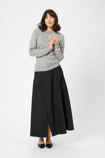 Kaffe - KAJada Polo Pullover in Grey