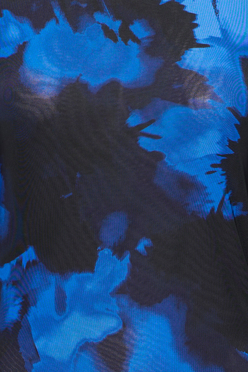 B Young - Paloma Mesh Top in Blue