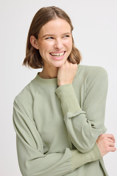 B. Young - Ilirida Blouse in Pistachio