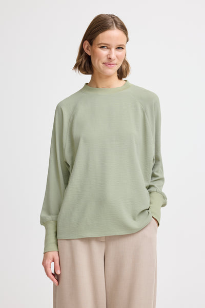 B. Young - Ilirida Blouse in Pistachio