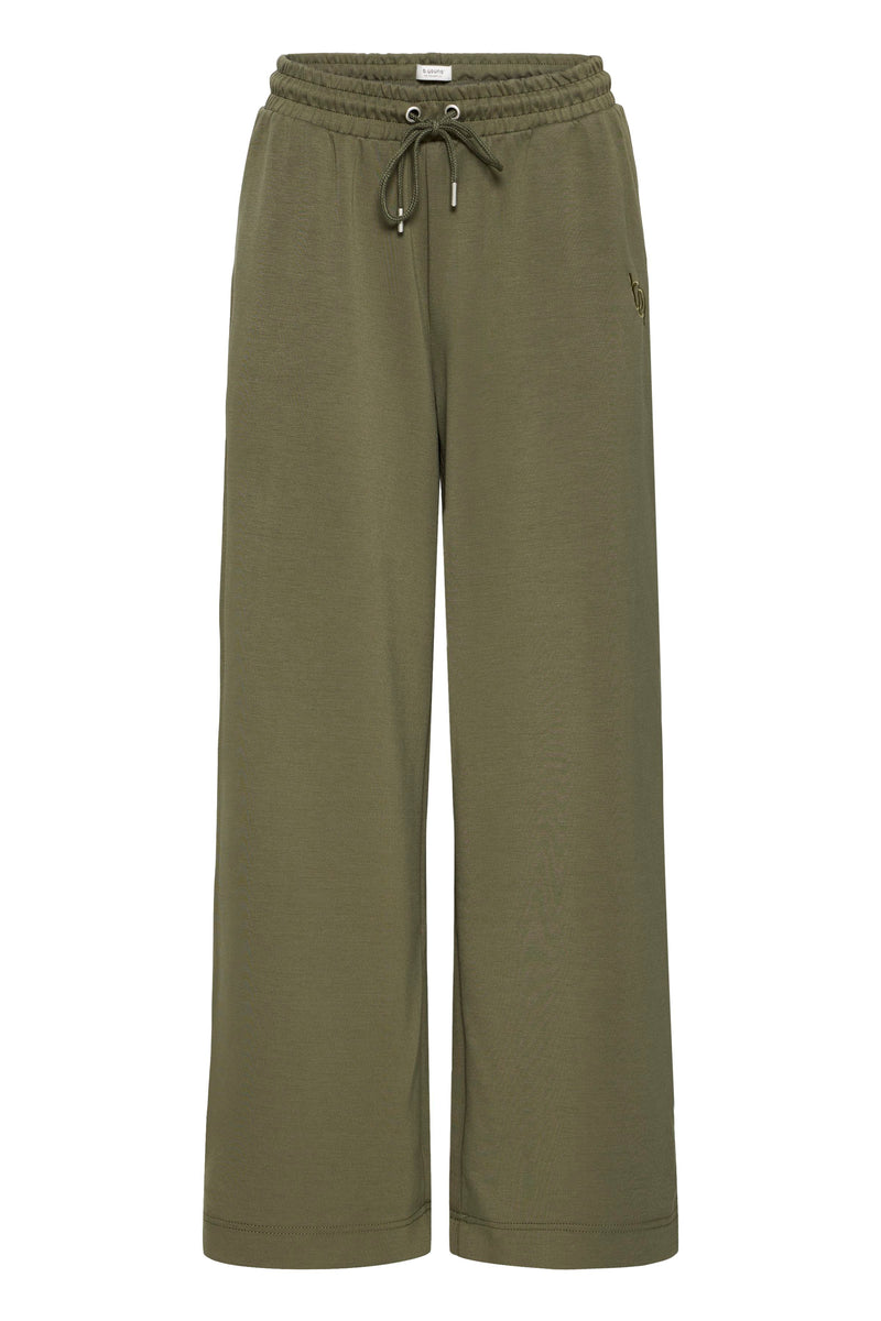 B Young - Pusti Olive Wide Leg Pants