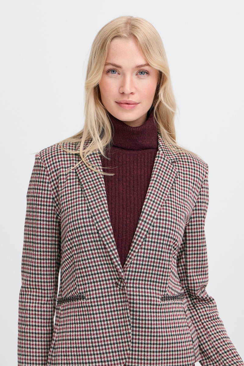 B Young - Rowan Blazer in Port Royale Check