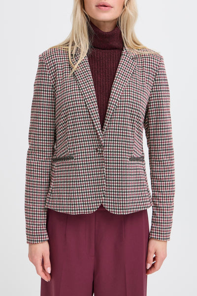 B Young - Rowan Blazer in Port Royale Check