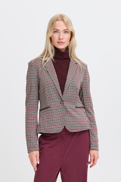 B Young - Rowan Blazer in Port Royale Check
