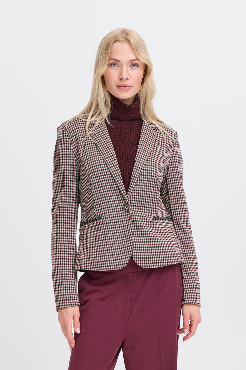 B Young - Rowan Blazer in Port Royale Check