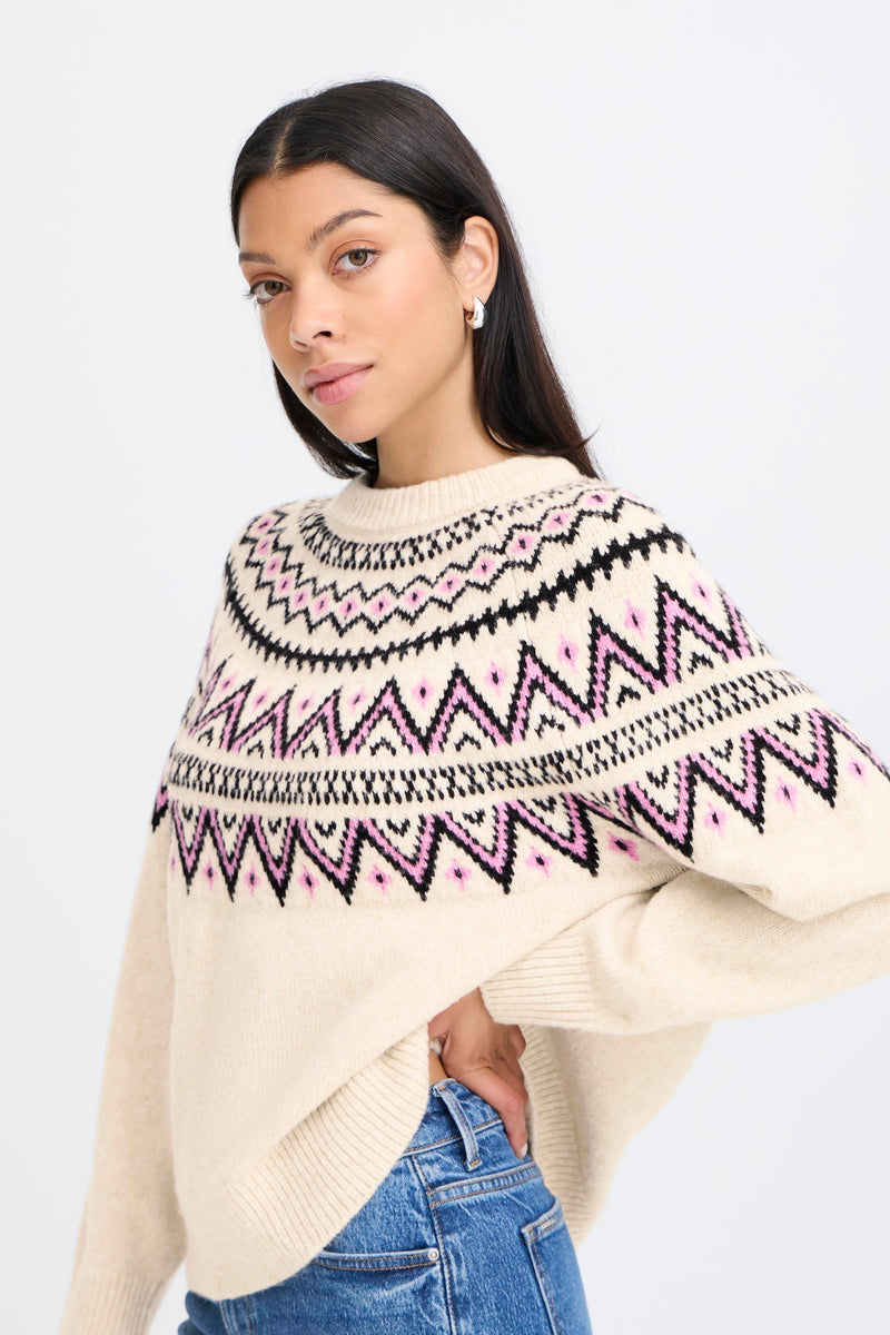 B Young - Ohelle Jacquard Jumper
