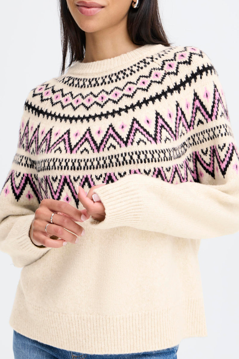 B Young - Ohelle Jacquard Jumper