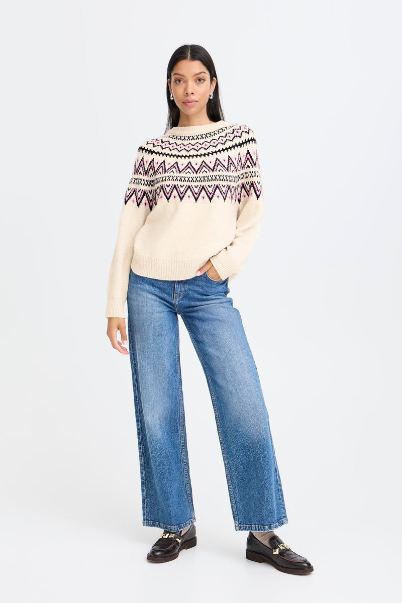 B Young - Ohelle Jacquard Jumper