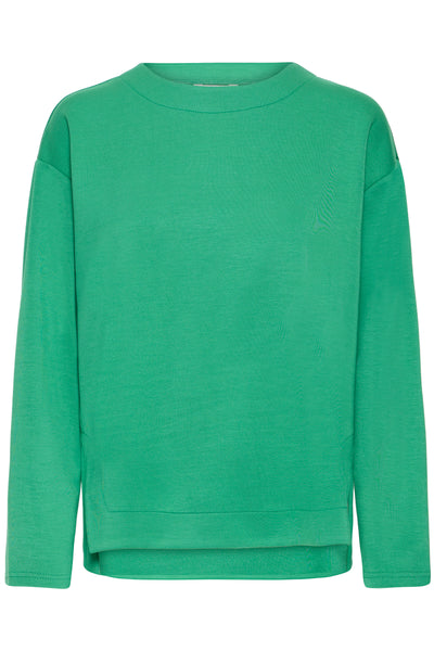 B Young Pusti Long Sleeve Top in Green