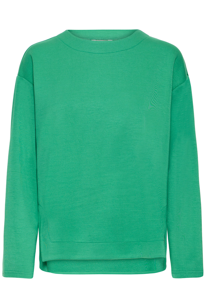 B Young Pusti Long Sleeve Top in Green