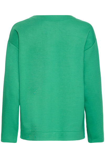 B Young Pusti Long Sleeve Top in Green