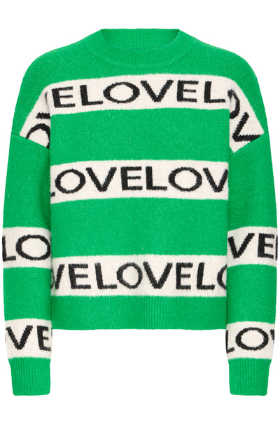 B Young Omea Love Jumper in Green