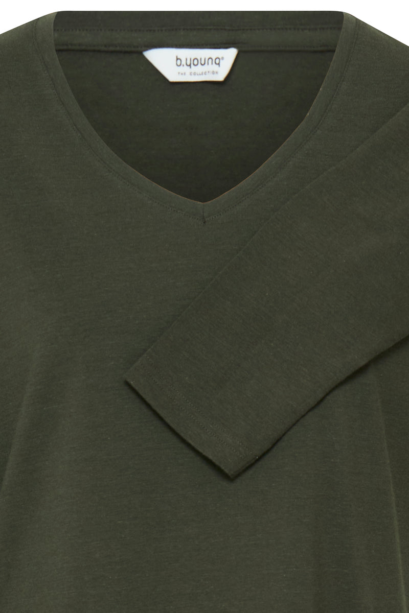 B Young - Pamila Long Sleeved Black T-Shirt