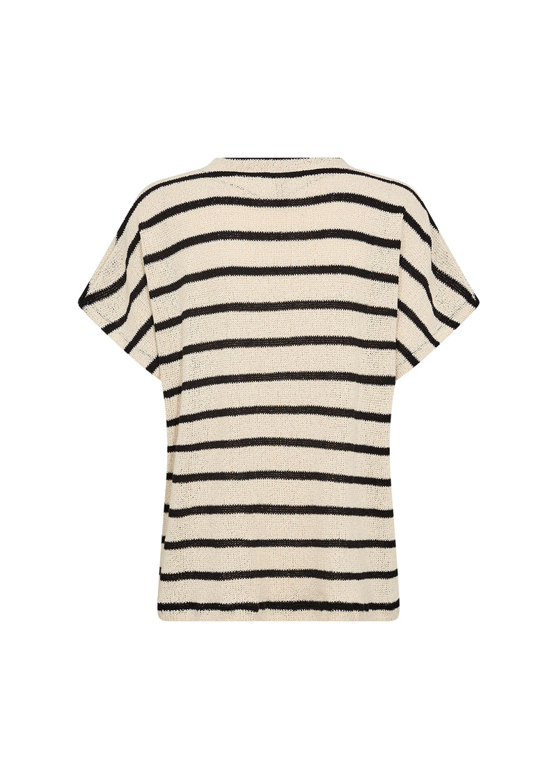 Soya Concept - Fauna V Neck Top showing the rear