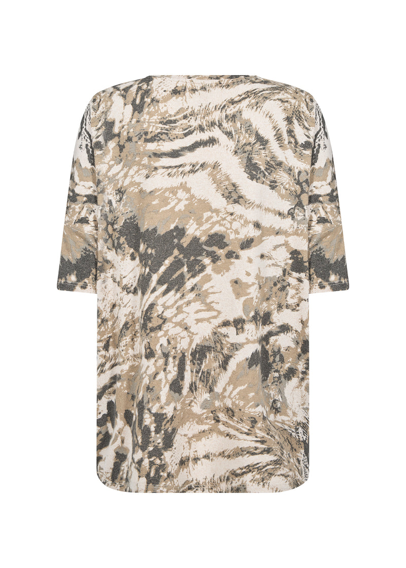 Soyaconcept - Biara short sleeved top in abstract cream