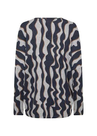 Soyaconcept - Biara Blue/Grey/Tan Abstract