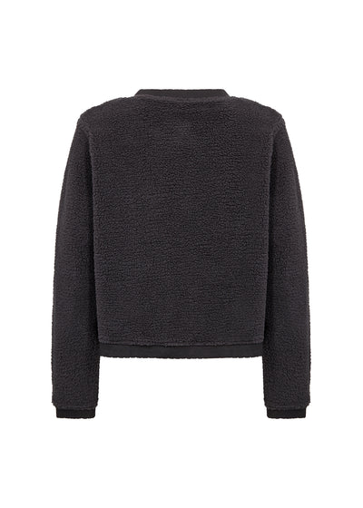 Soyaconcept - Onyx Long-sleeved Fleece Jacket in Gray or Cream