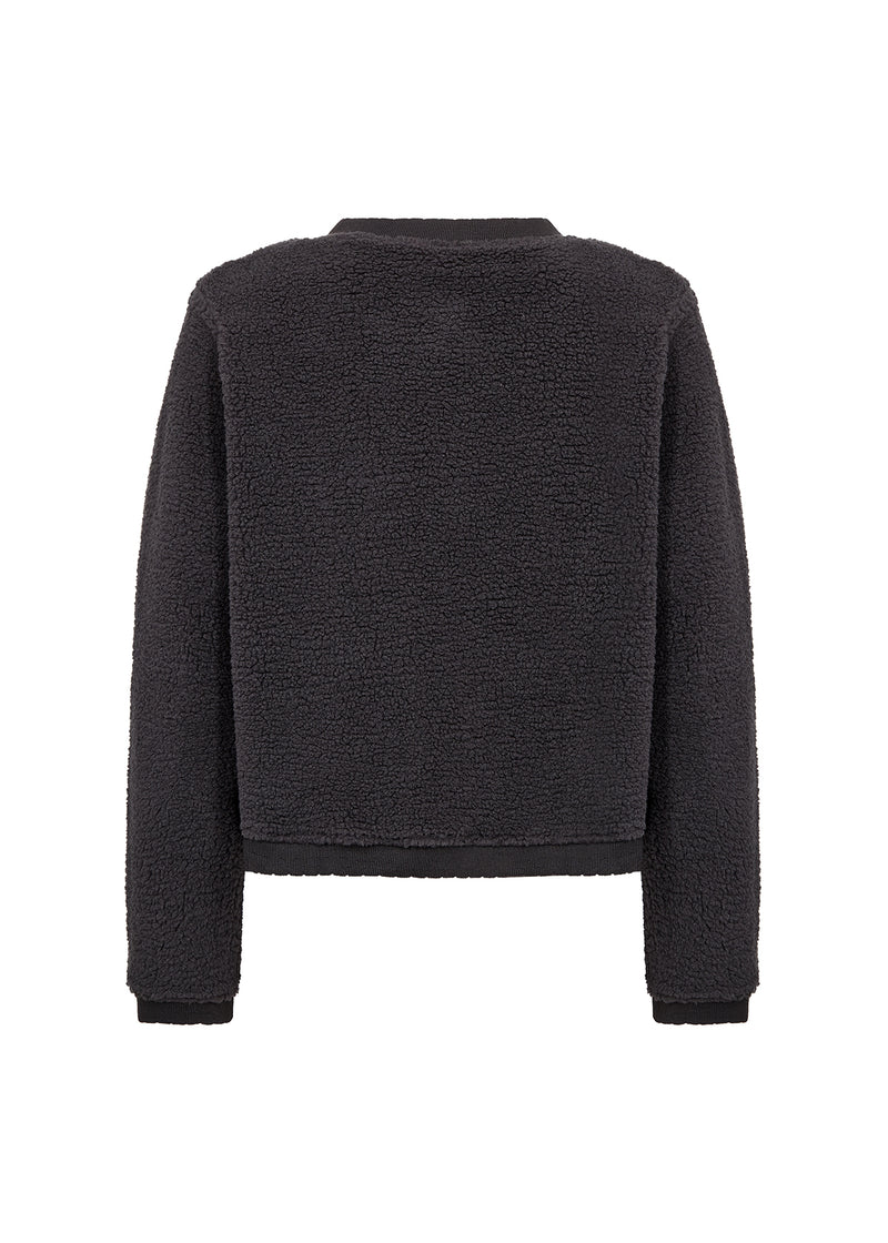 Soyaconcept - Onyx Long-sleeved Fleece Jacket in Gray or Cream