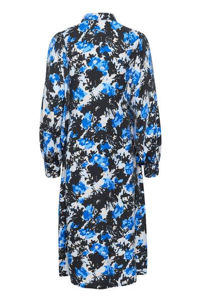  Introducing the Soaked in Luxury Nicasia Dress - the perfect blend of playful and chic. This ditzy print shirt dress is the ultimate statement piece for any occasion. With its unique design and flattering fit, you'll be turning heads and feeling fabulous. Add a touch of quirkiness to your wardrobe with this must-have dress.Beaucoup Ditzy Flowers  83% Viscose (LENZING™ ECOVERO™), 17% Nylon.  30 degrees gentle wash.