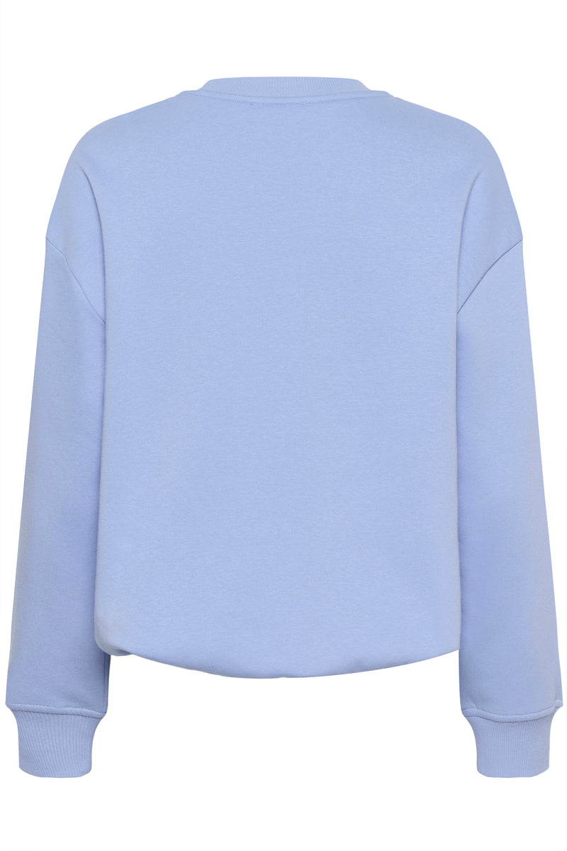 Soaked in Luxury - Rolanda Balloon Sweatshirt in Pale Blue