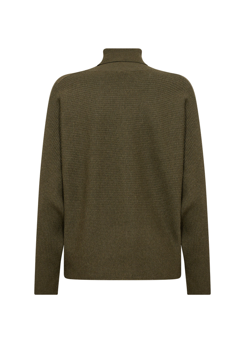 Soyaconcept - Dollie Khaki Ribbed Jumper