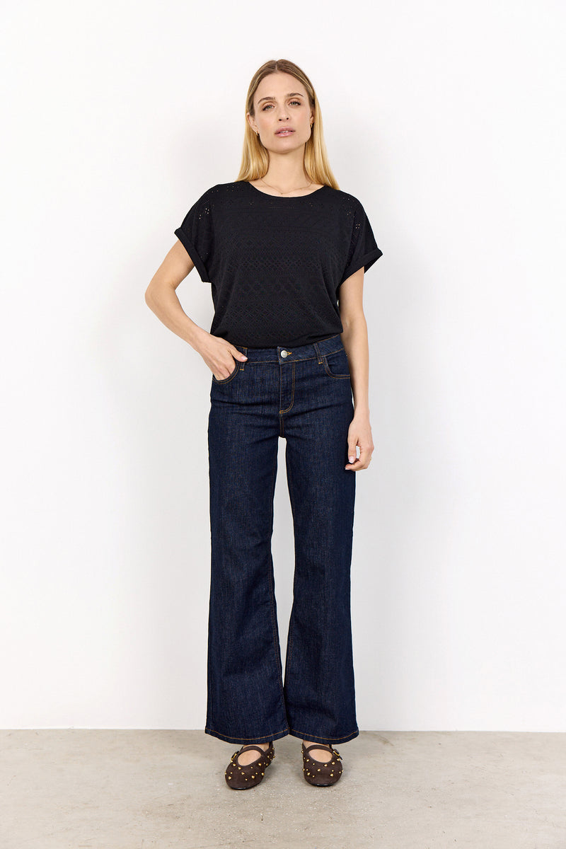 Soyaconcept - Kimberley mid-rise wide-leg jeans