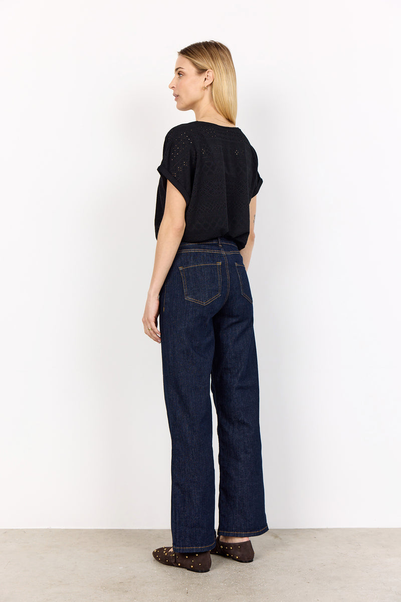Soyaconcept - Kimberley mid-rise wide-leg jeans