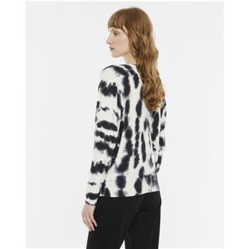 Andam - V Neck Pullover with Tie Dye Design
