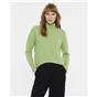 Andam - Turtle Neck Boxy Jumper in Blue or Green