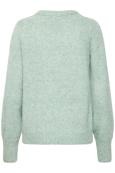 B Young - Oksana Jumper in Blue Surf Menlange