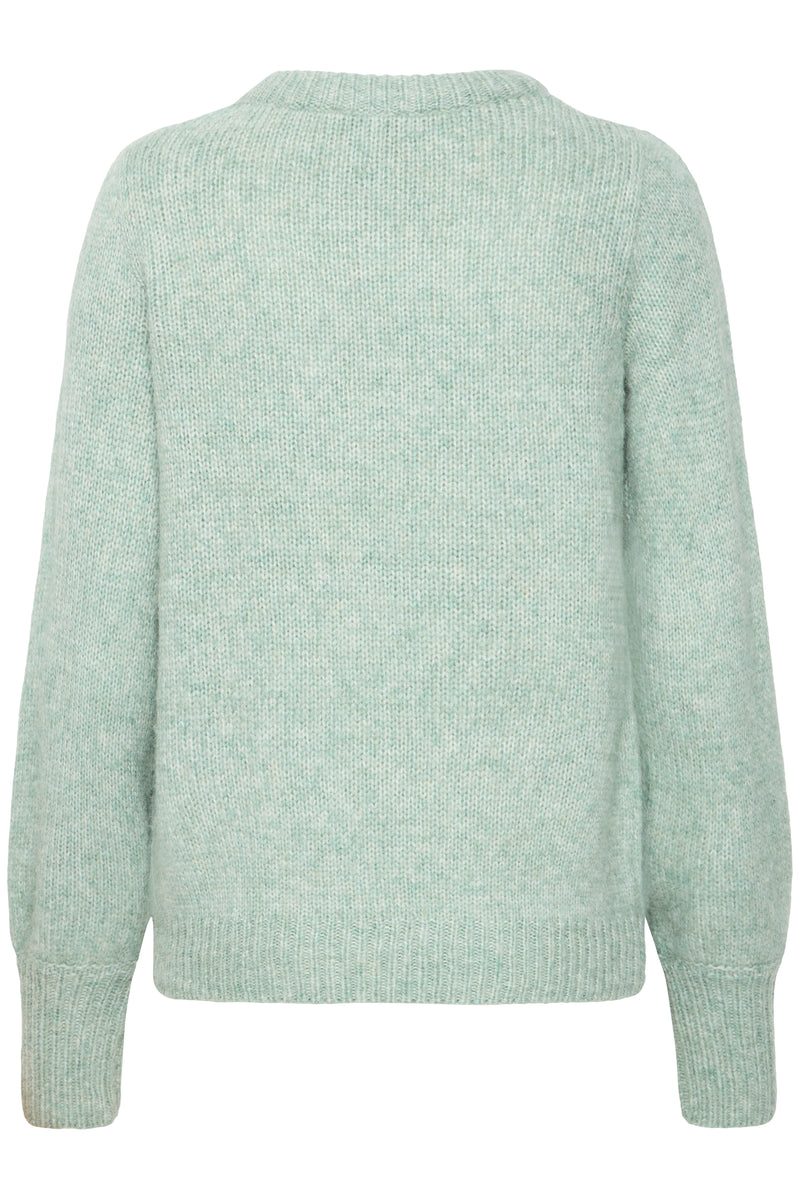 B Young - Oksana Jumper in Blue Surf Menlange