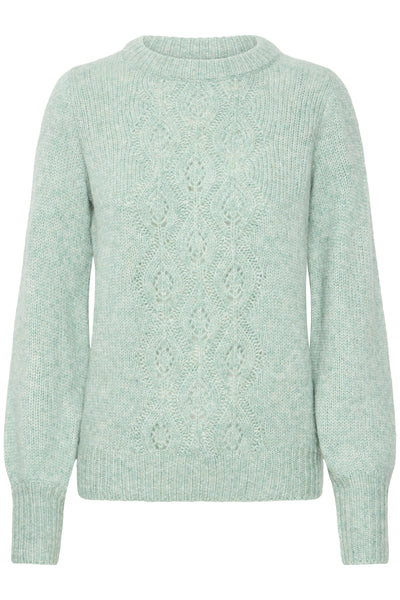 B Young - Oksana Jumper in Blue Surf Menlange