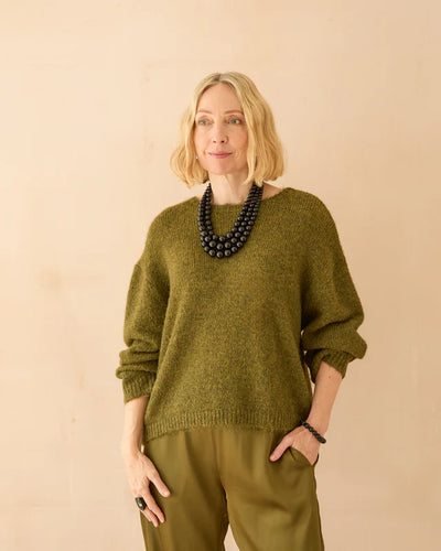 Chalk - Phoebe Jumper in Moss Green