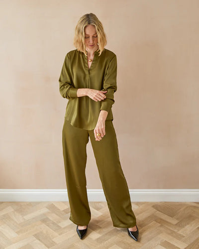Chalk - Evie Trousers in Avocado
